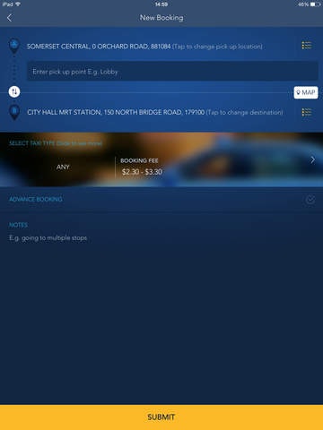 Comfort Delgro taxi booking app gallery image