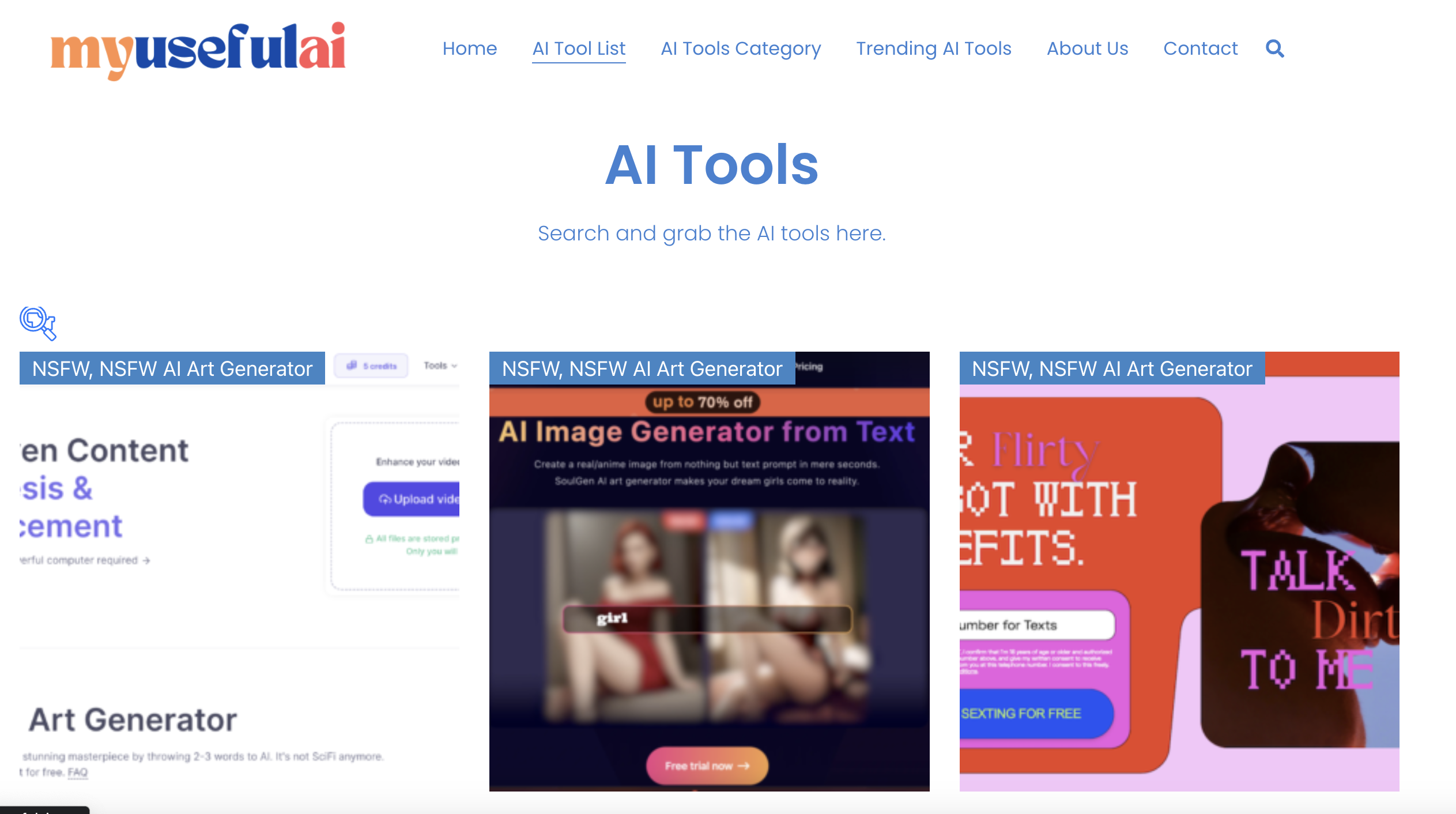 myusefulai.com - ไดเรกทอรีเครื่องมือ AI ส่วนตัวของคุณ media 3