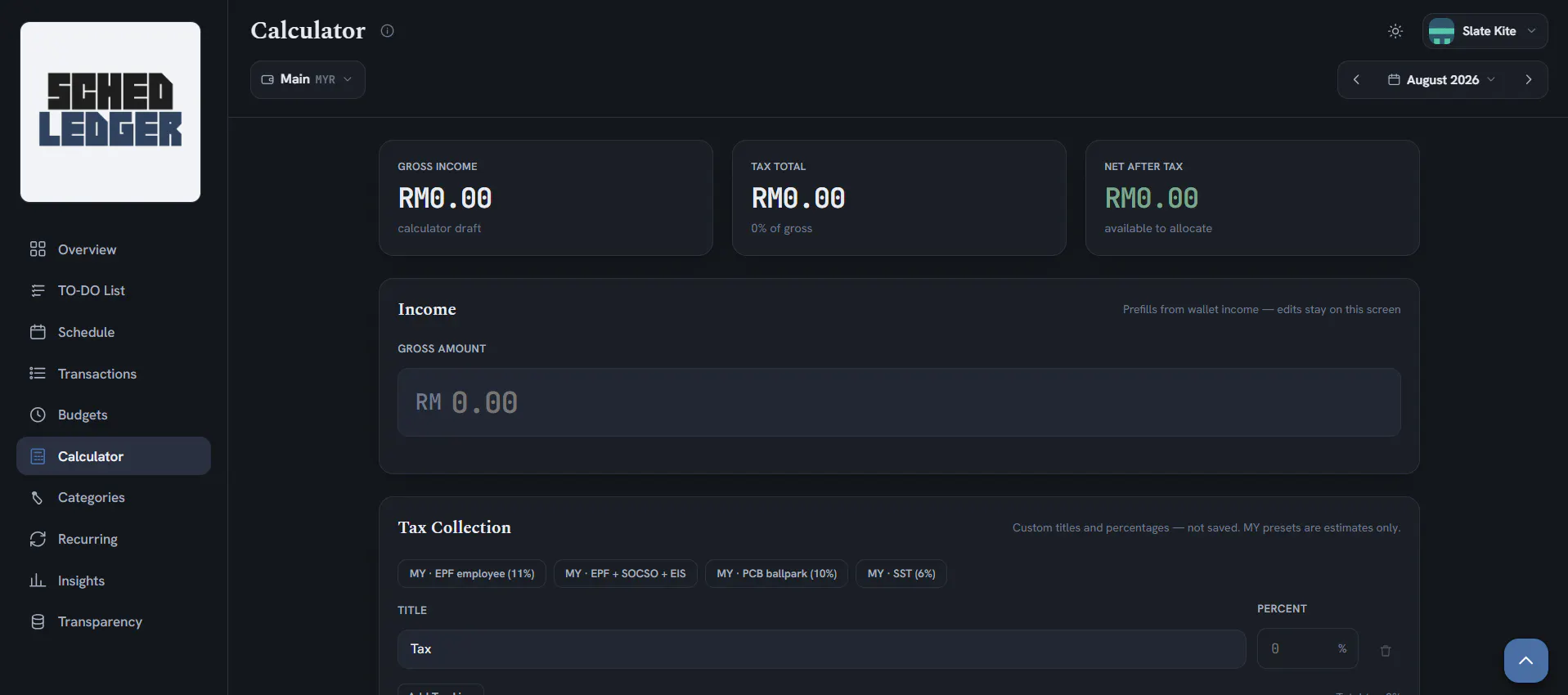 Sched Ledger gallery image