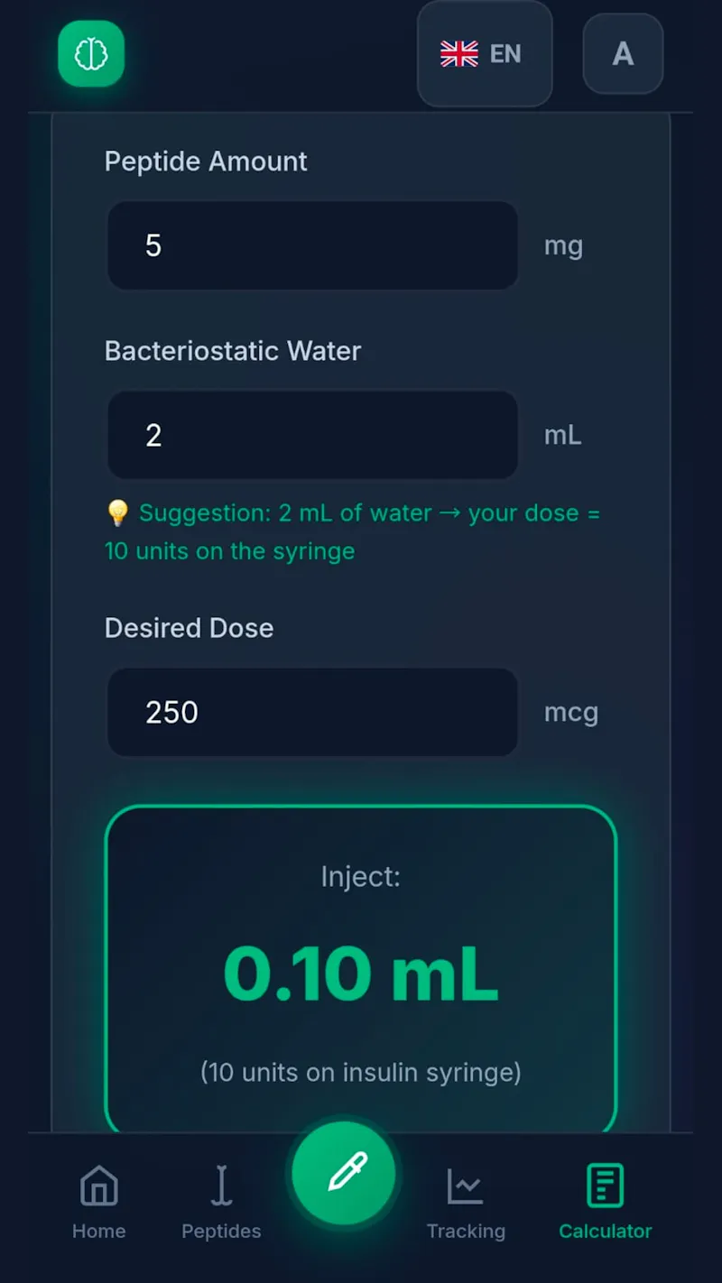 Peptide Lab screenshot 2