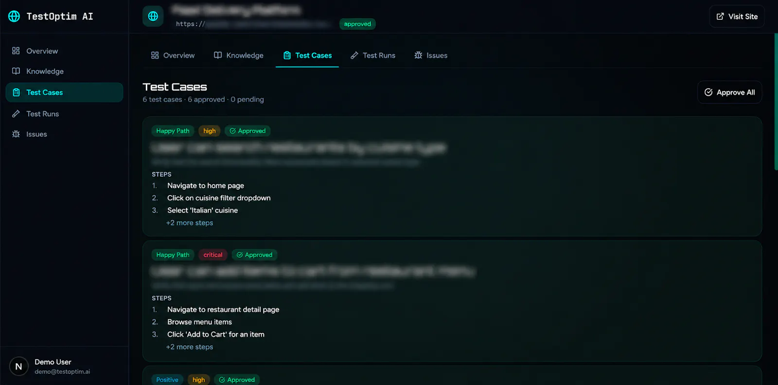 TestOptim AI screenshot 3