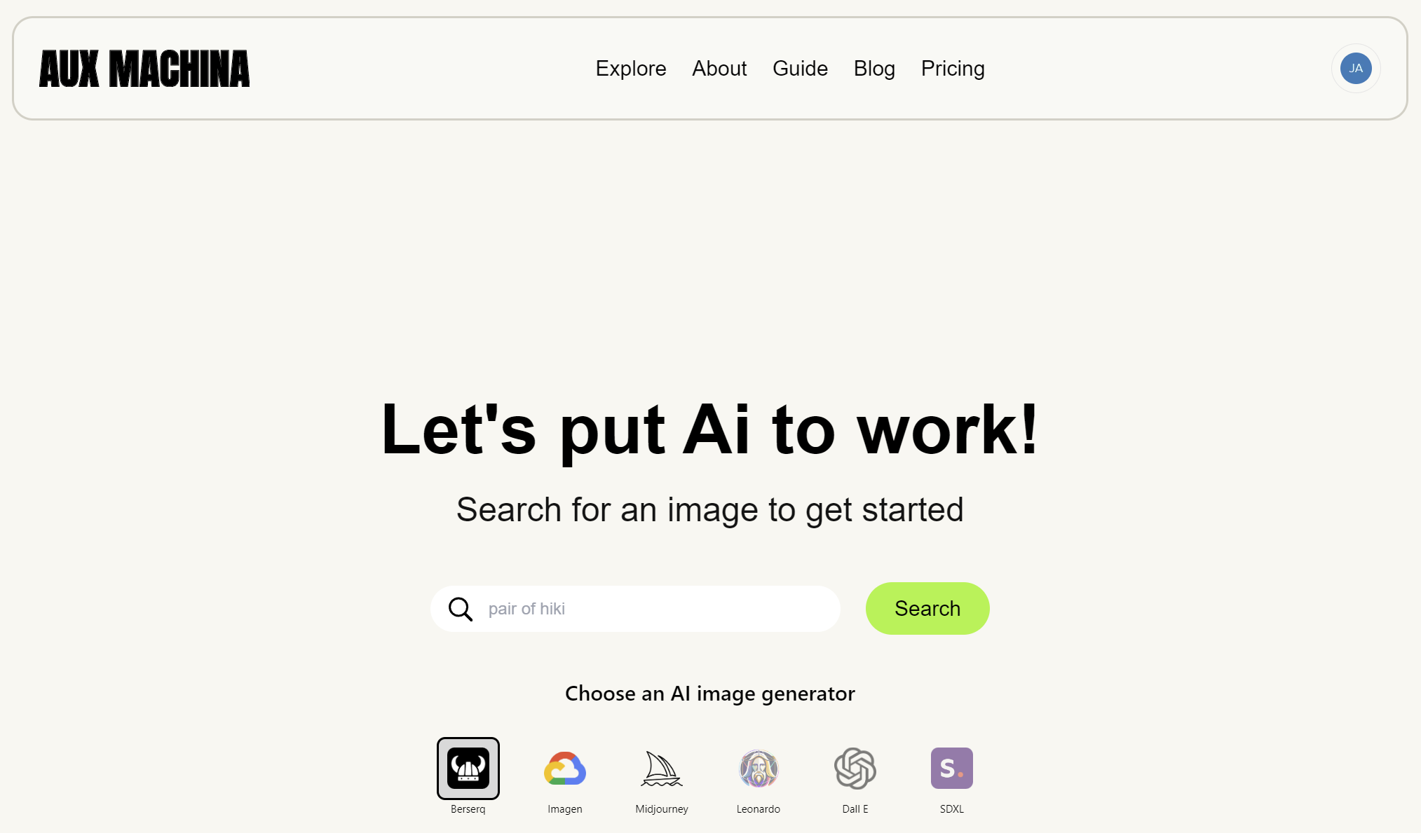Machina - Visuali personalizzati in secondi senza suggerimenti media 3