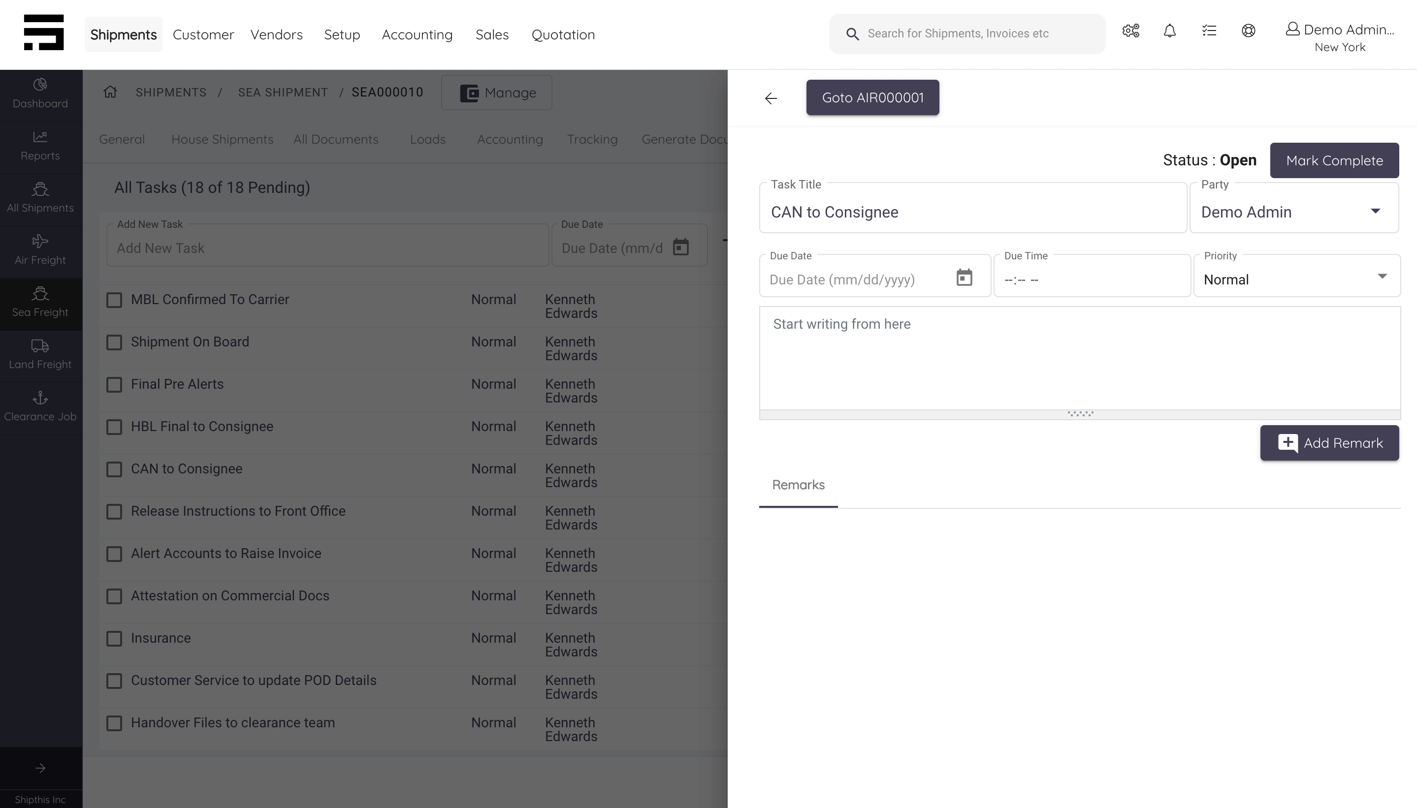 Freight Forwarding Software gallery image