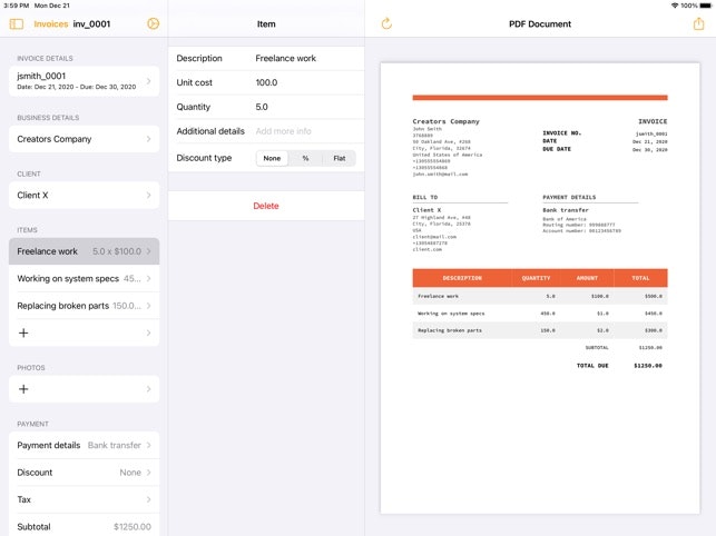 Invoicer gallery image