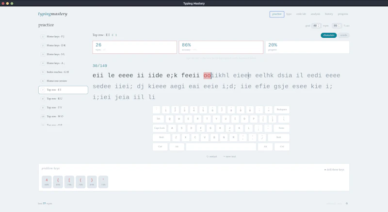 Typing Mastery screenshot 4
