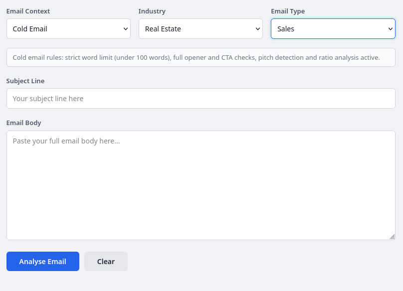 Cold Email Critic gallery image