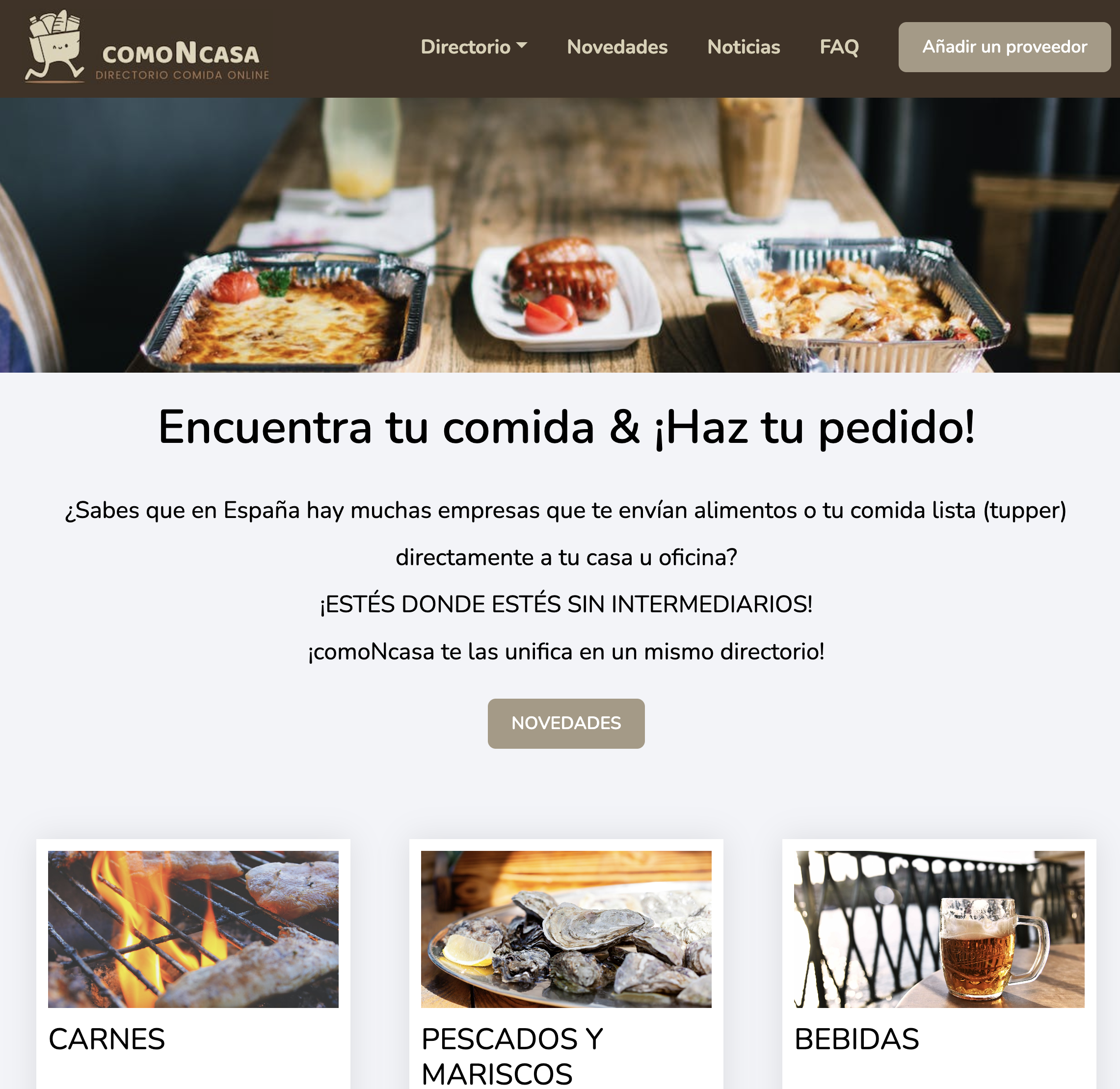 Справочник по продуктам питания в Испании - #food #directory #softr медиа 2