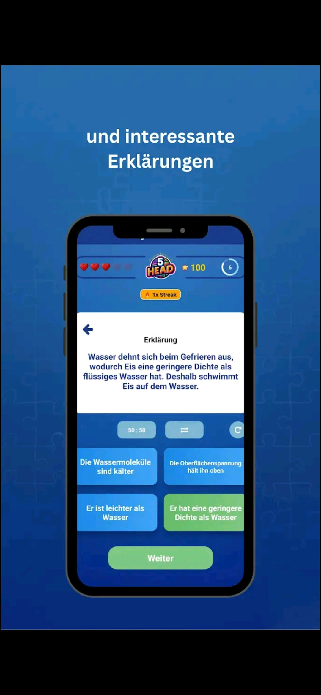 5Head - Quiz & Trivia - Main product screenshot demonstrating key features and user interface