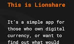 Lionshare for iOS image