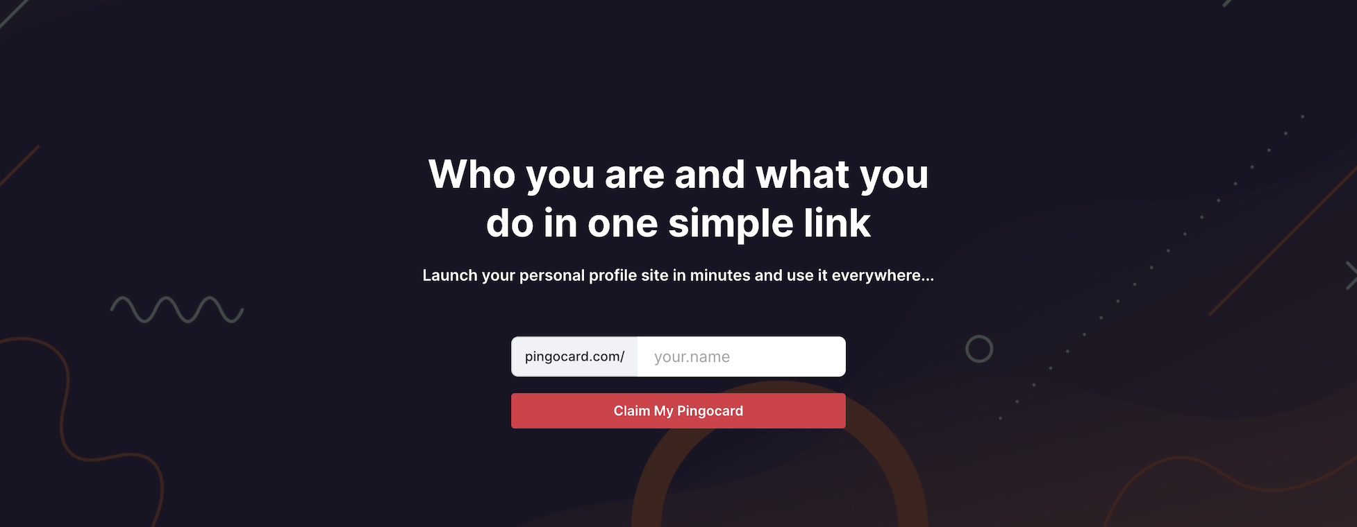Media Pingocard - Siapa anda dan apa yang anda lakukan dalam satu pautan mudah! 1