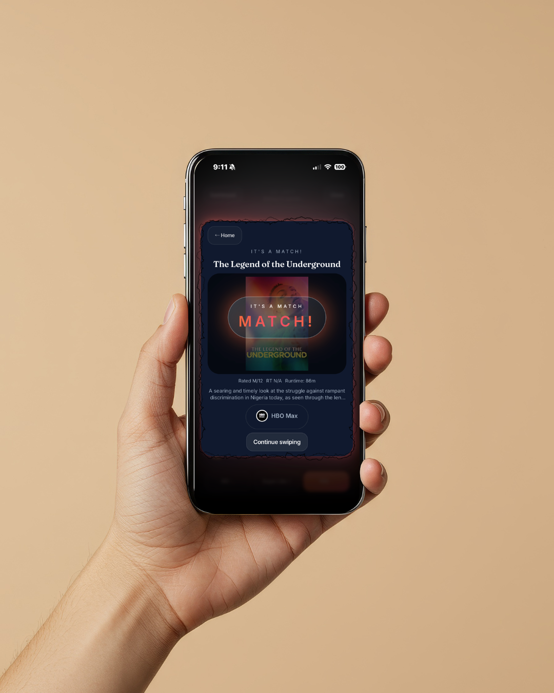 WatchPick — Tinder for movies/shows media 1