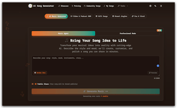 AI Song Generator gallery image