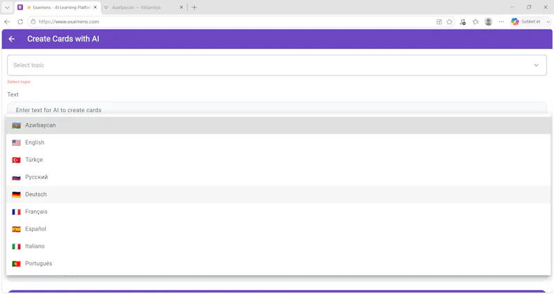 Exaimens screenshot 1
