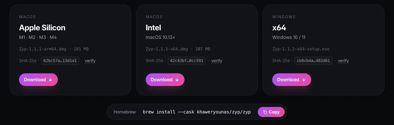 Zyp screenshot 3