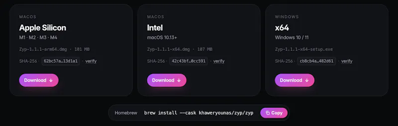 Zyp screenshot 3