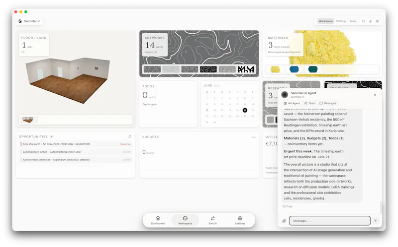 OPUS Studio management for artists screenshot 7