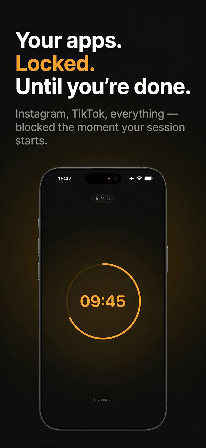 Lockd: Pomodoro Timer screenshot 3