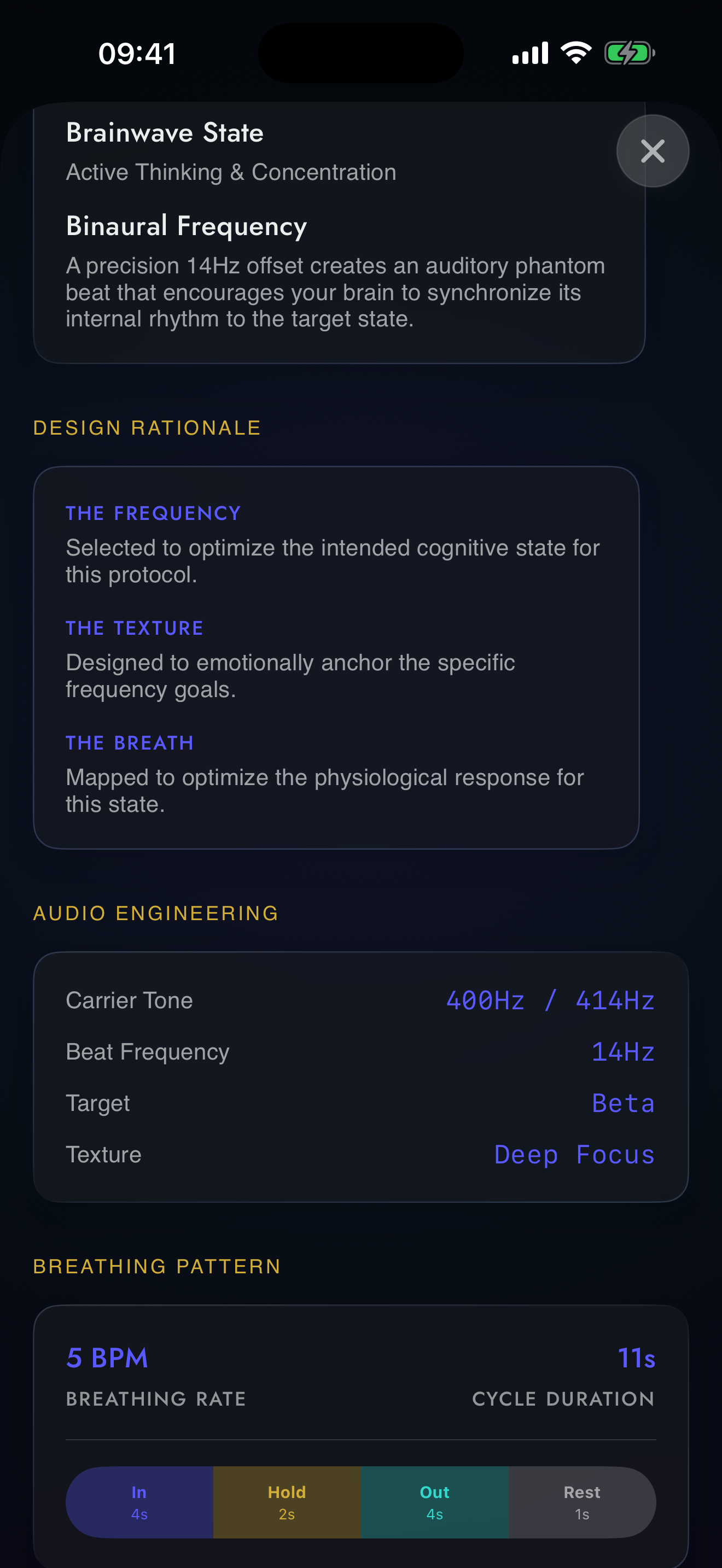 Attunes. Tune Your Mind - Screenshot 5 showing product features and functionality