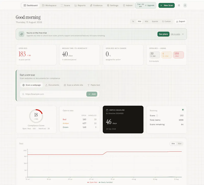 Gilbert EMPCO Scanner screenshot 3