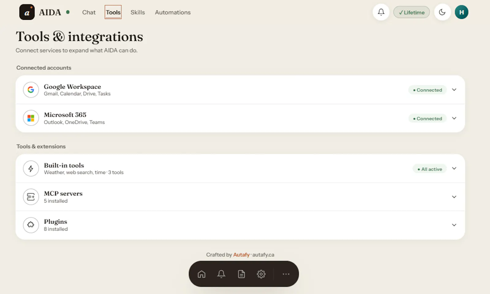 AIDA by Autafy screenshot 4