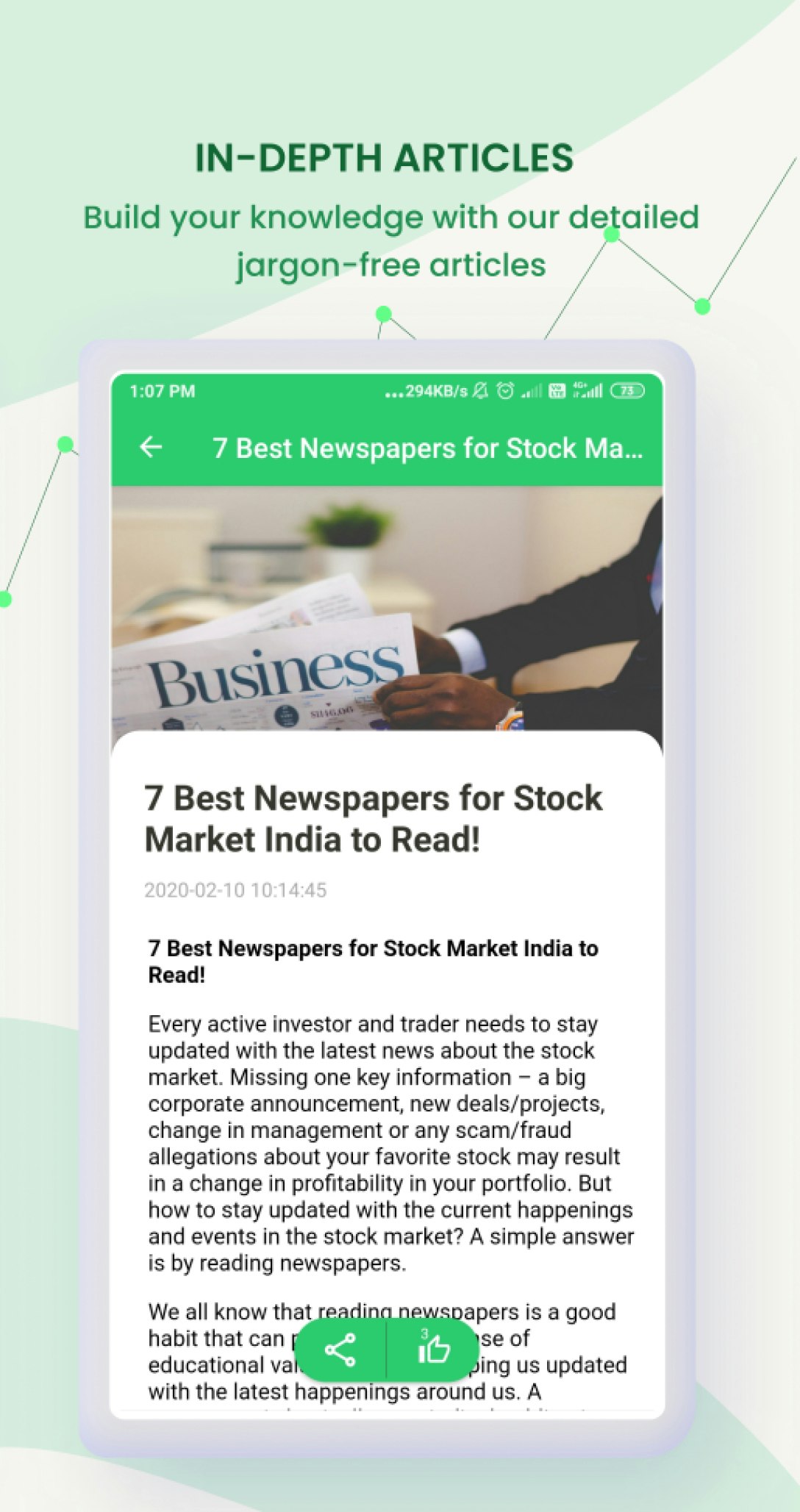 Trade Brains - Stock Market Learning App gallery image