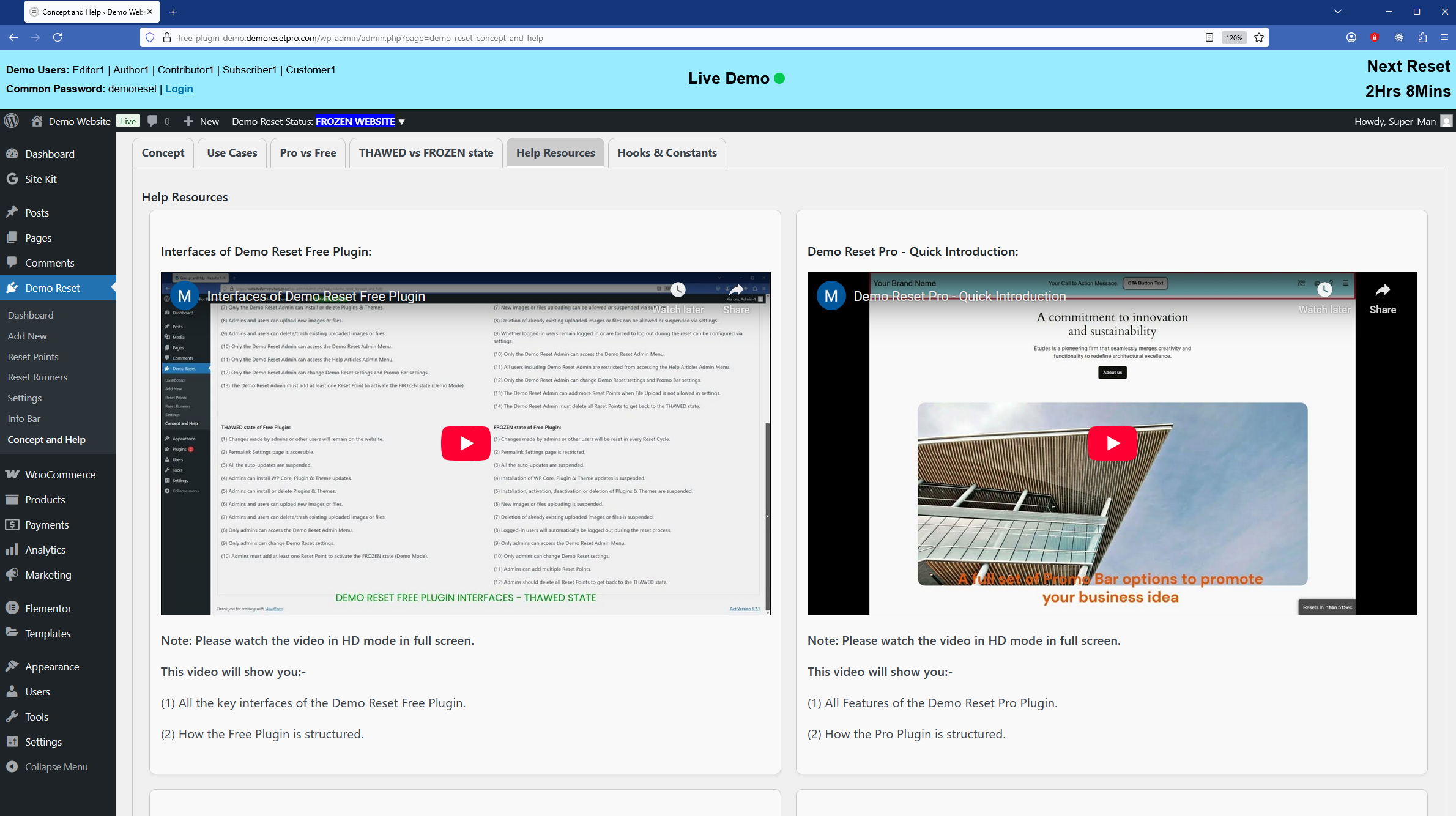 Demo Reset gallery image