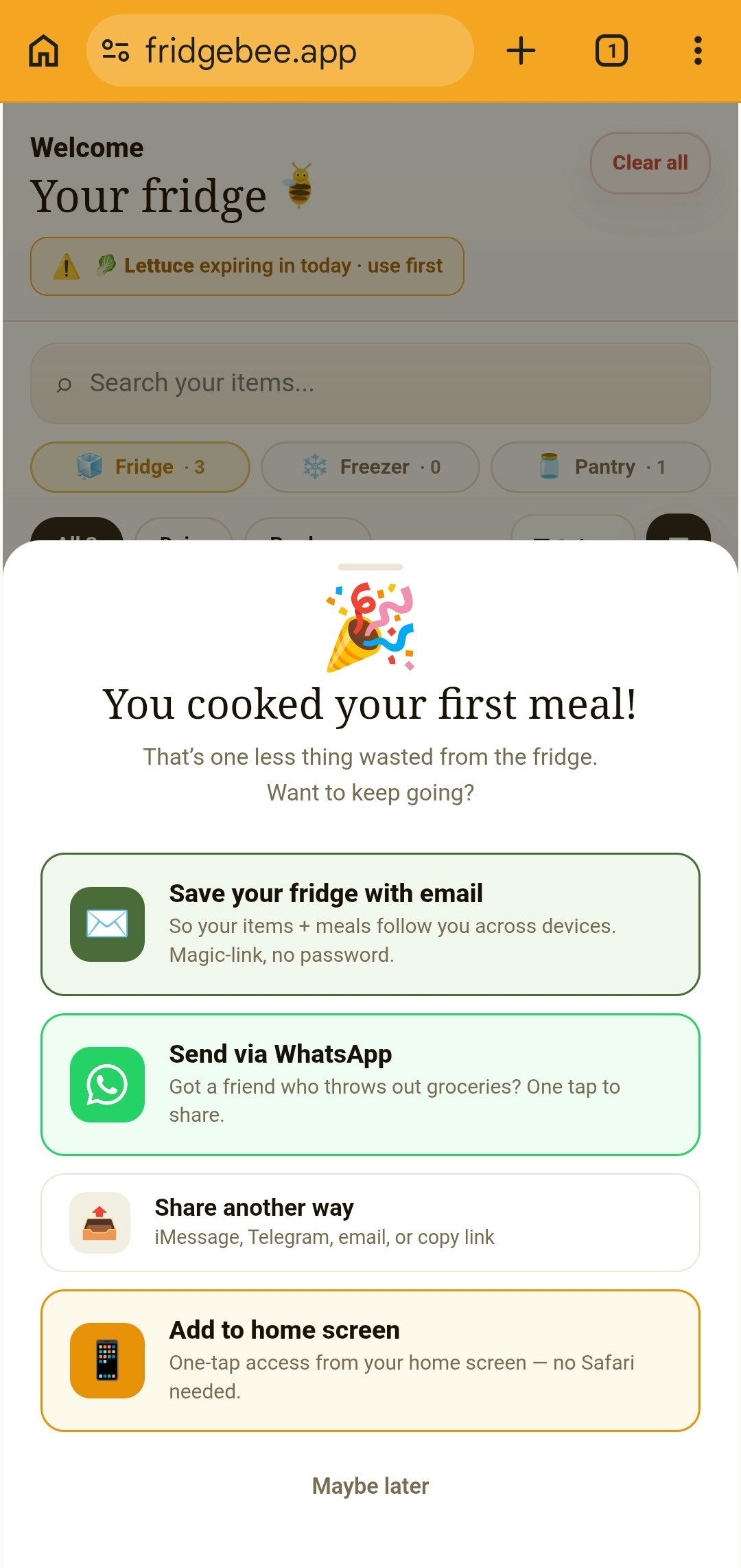 fridgeBee gallery image