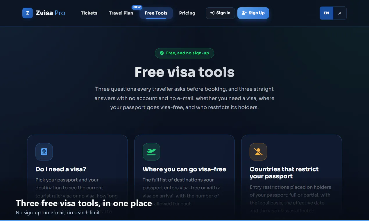 ZvisaPro Visa Tools gallery image