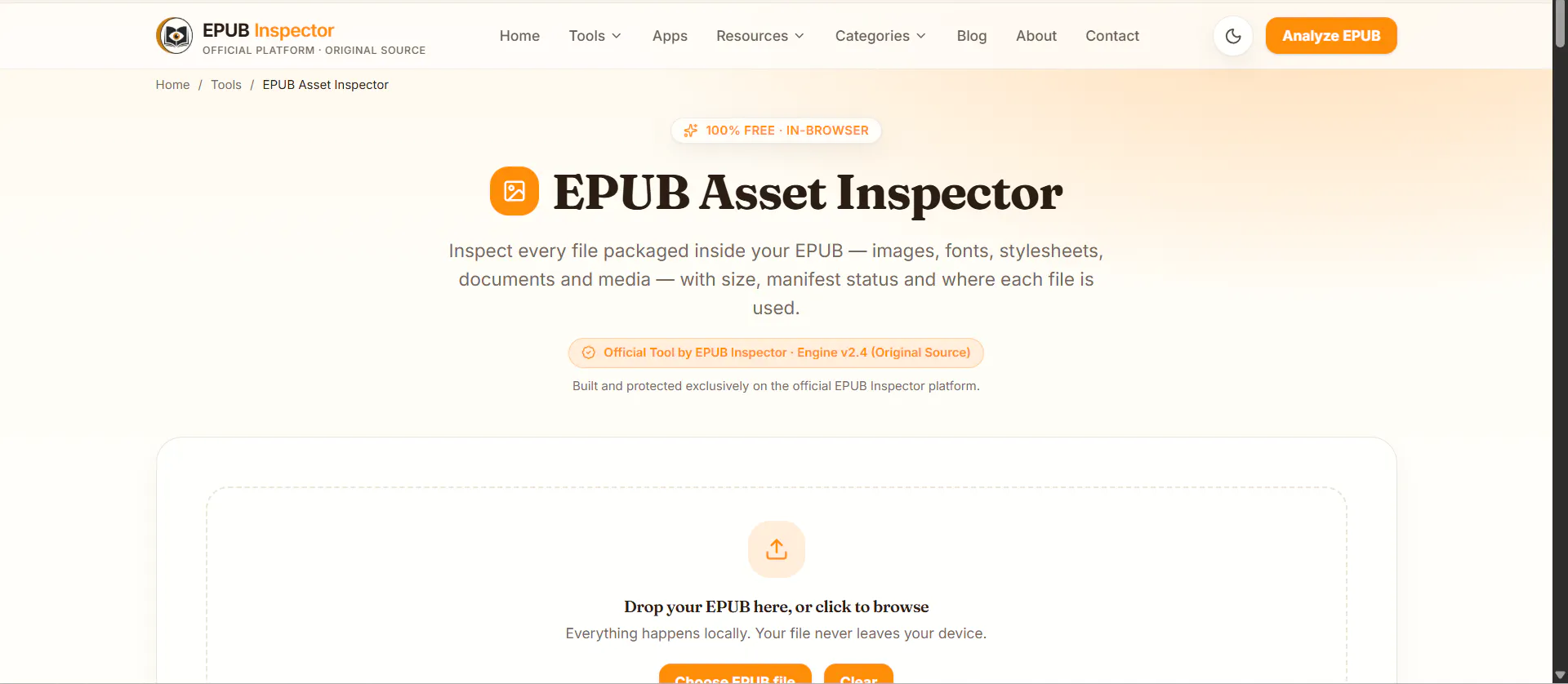 EPUB Inspector gallery image