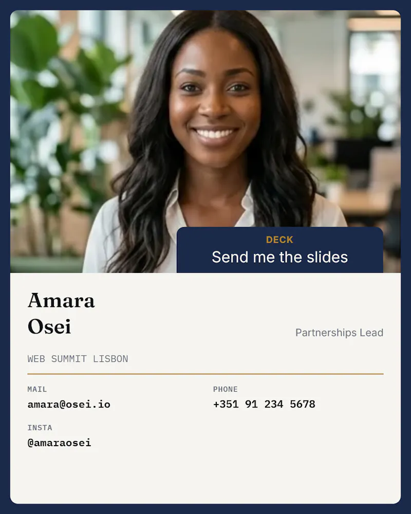 ContactCardFast screenshot 2