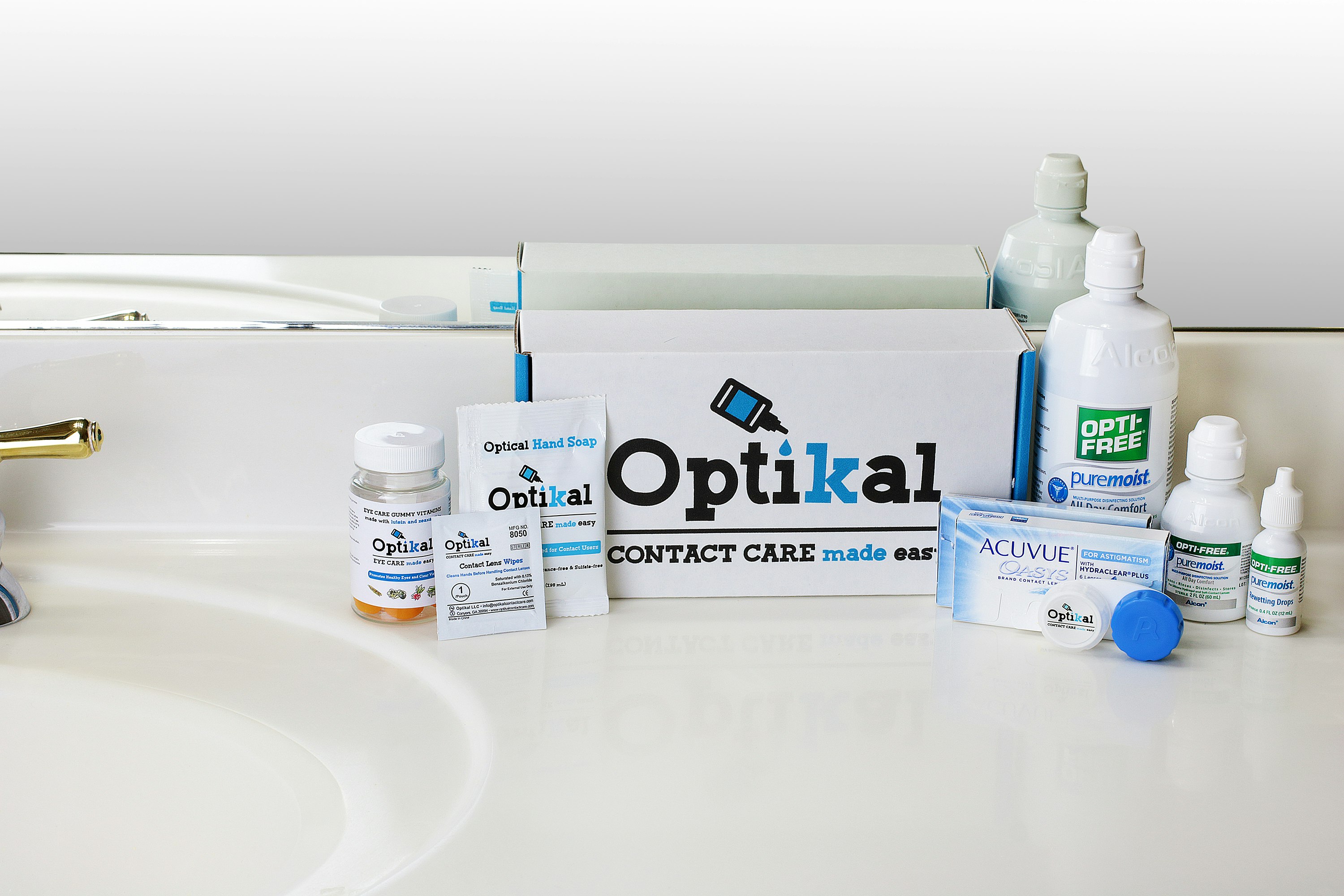 Optikal Contact Lens Subscription Box gallery image