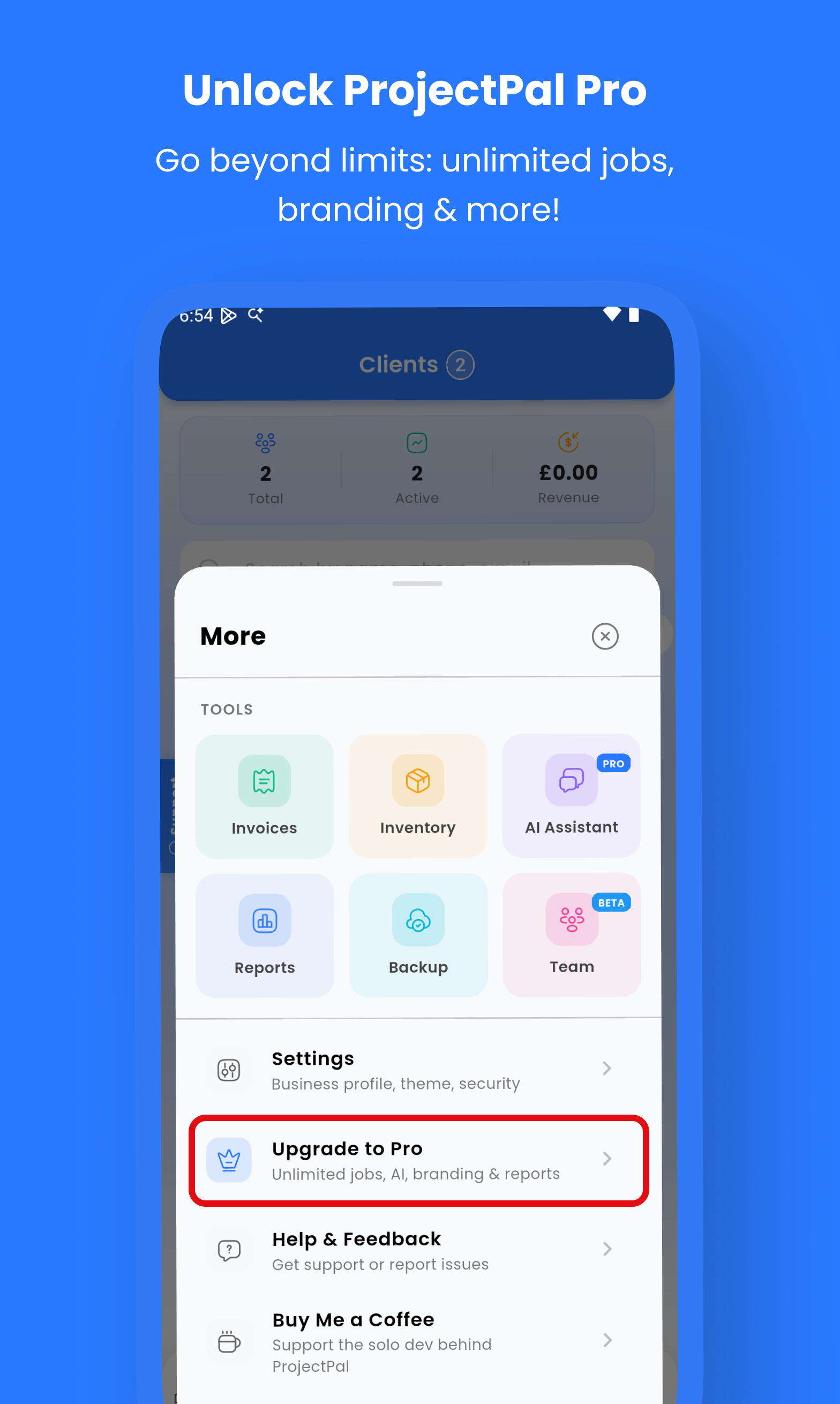 ProjectPal v4 gallery image