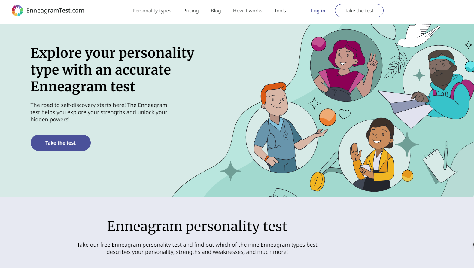 Enneagramm -Test media 3