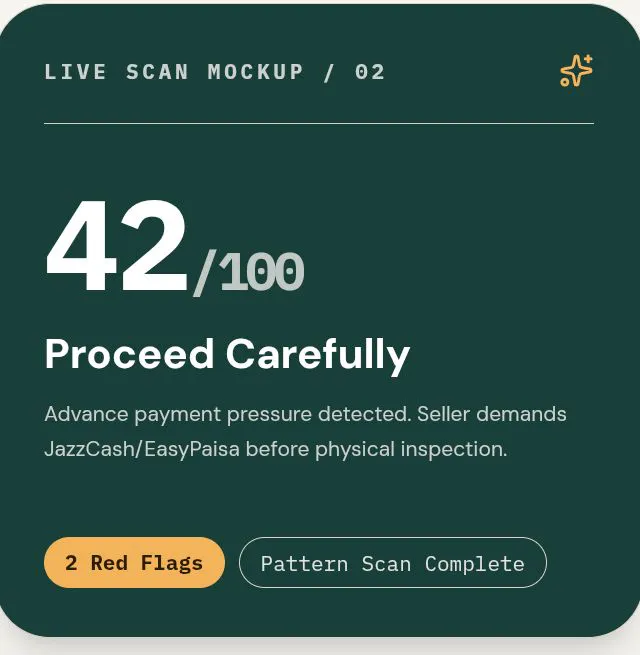 Marketplace Risk Detector — Safespot 