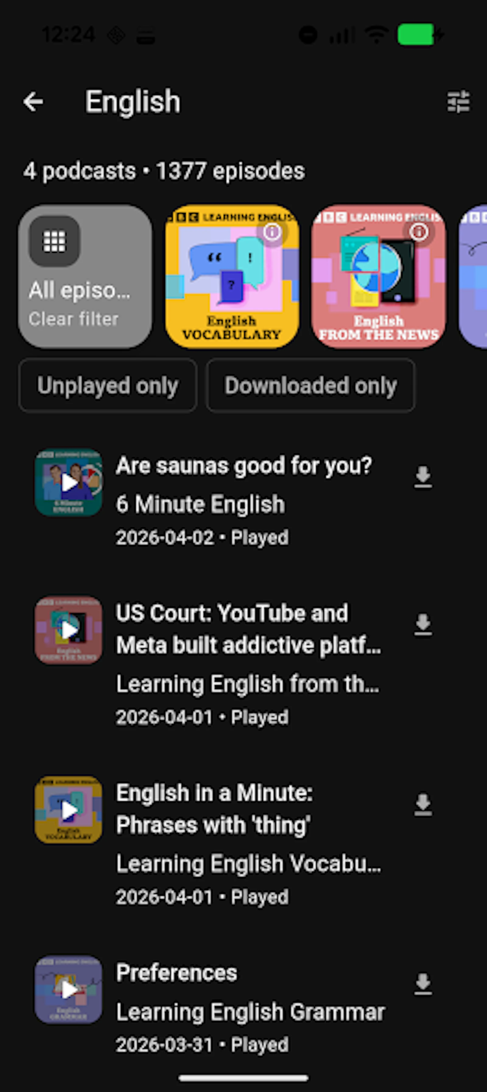 Podcast Player Soyokaze screenshot 1