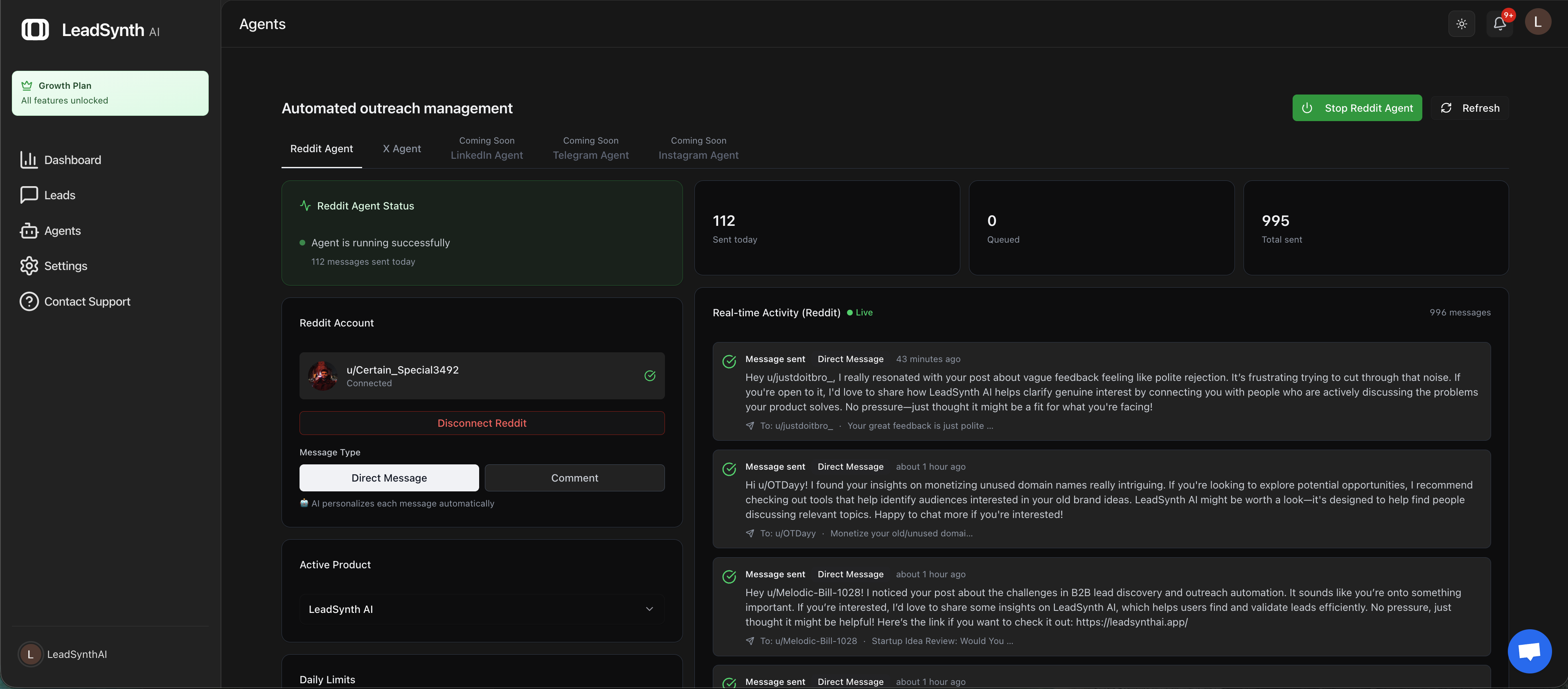 LeadSynth Launch gallery image