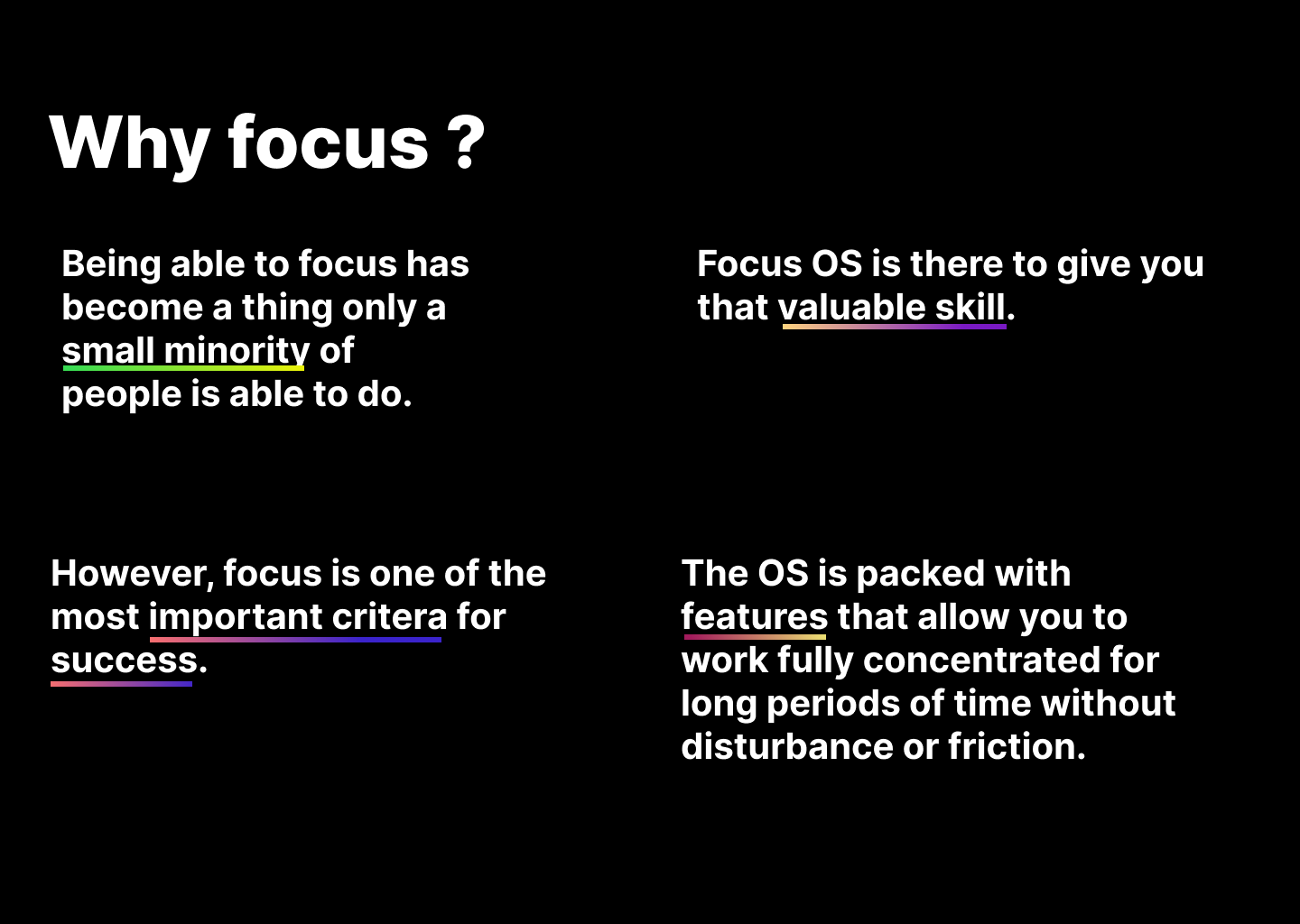 Begriff mono Focus OS Medien 3