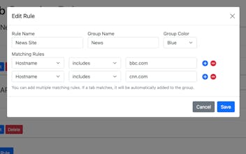 Tab Groups Extension gallery image