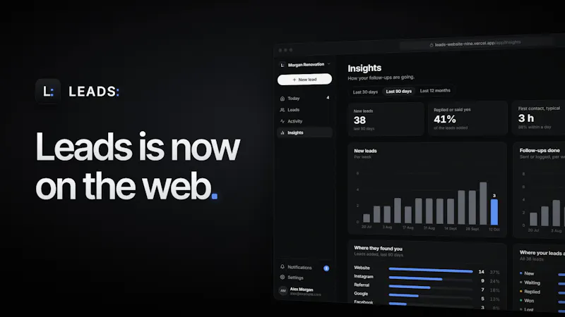 Leads screenshot 3