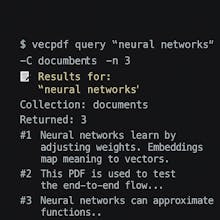 vecpdf — PDF → ChromaDB, locally gallery image
