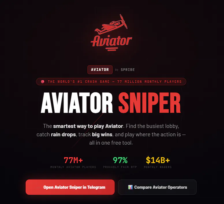 Banner del producto Aviator Sniper