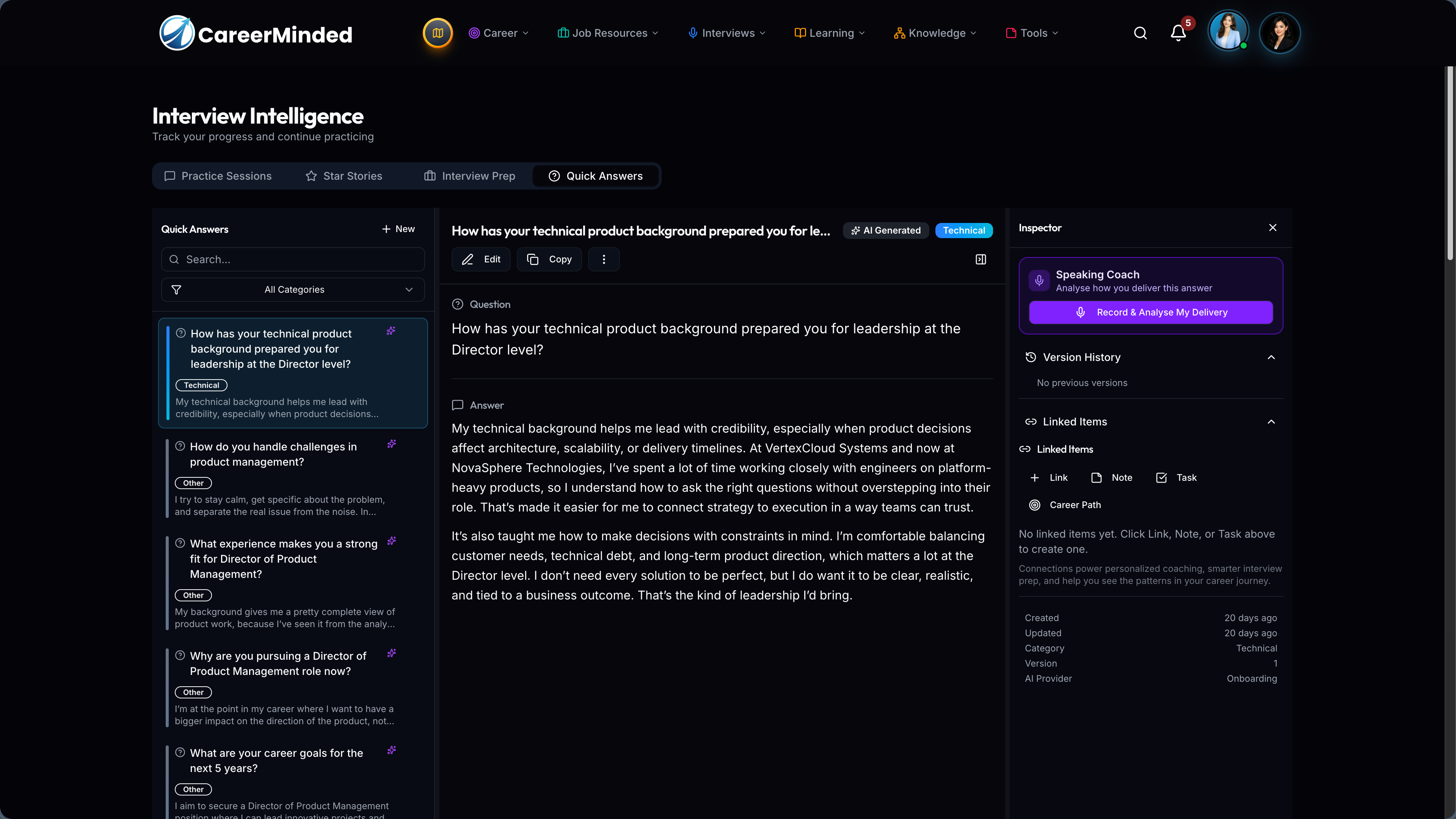 CareerMinded AI gallery image