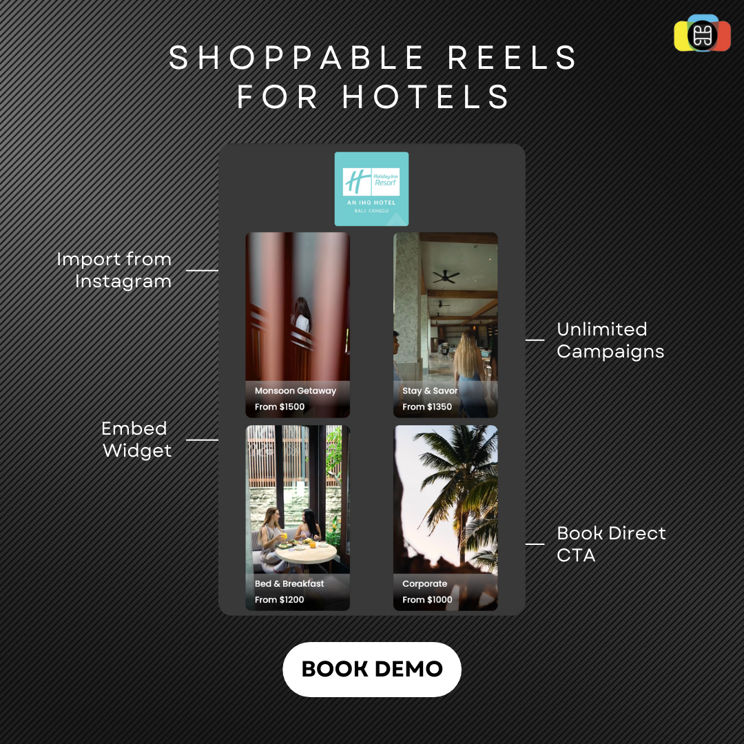 ホテル用のShopreel media 4