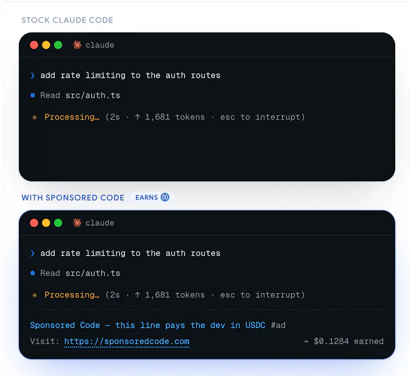Sponsored Code screenshot 3