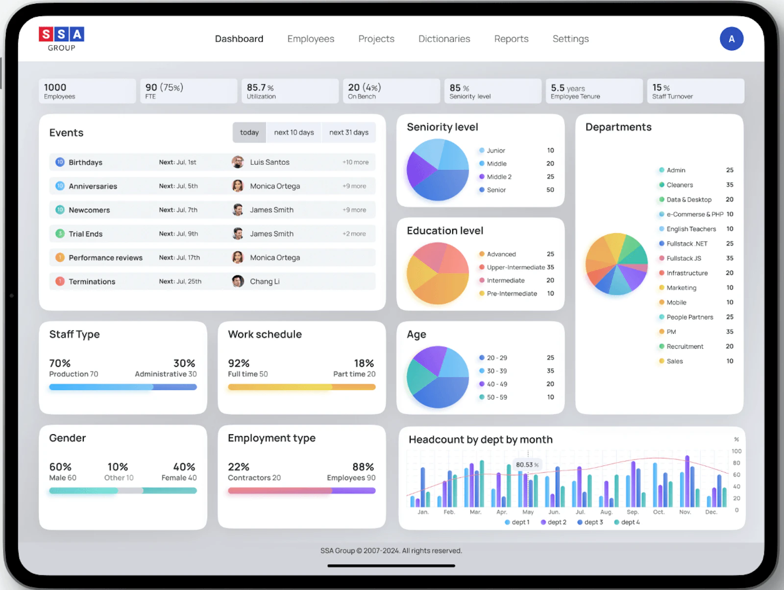 SSA UI kit screenshot 1