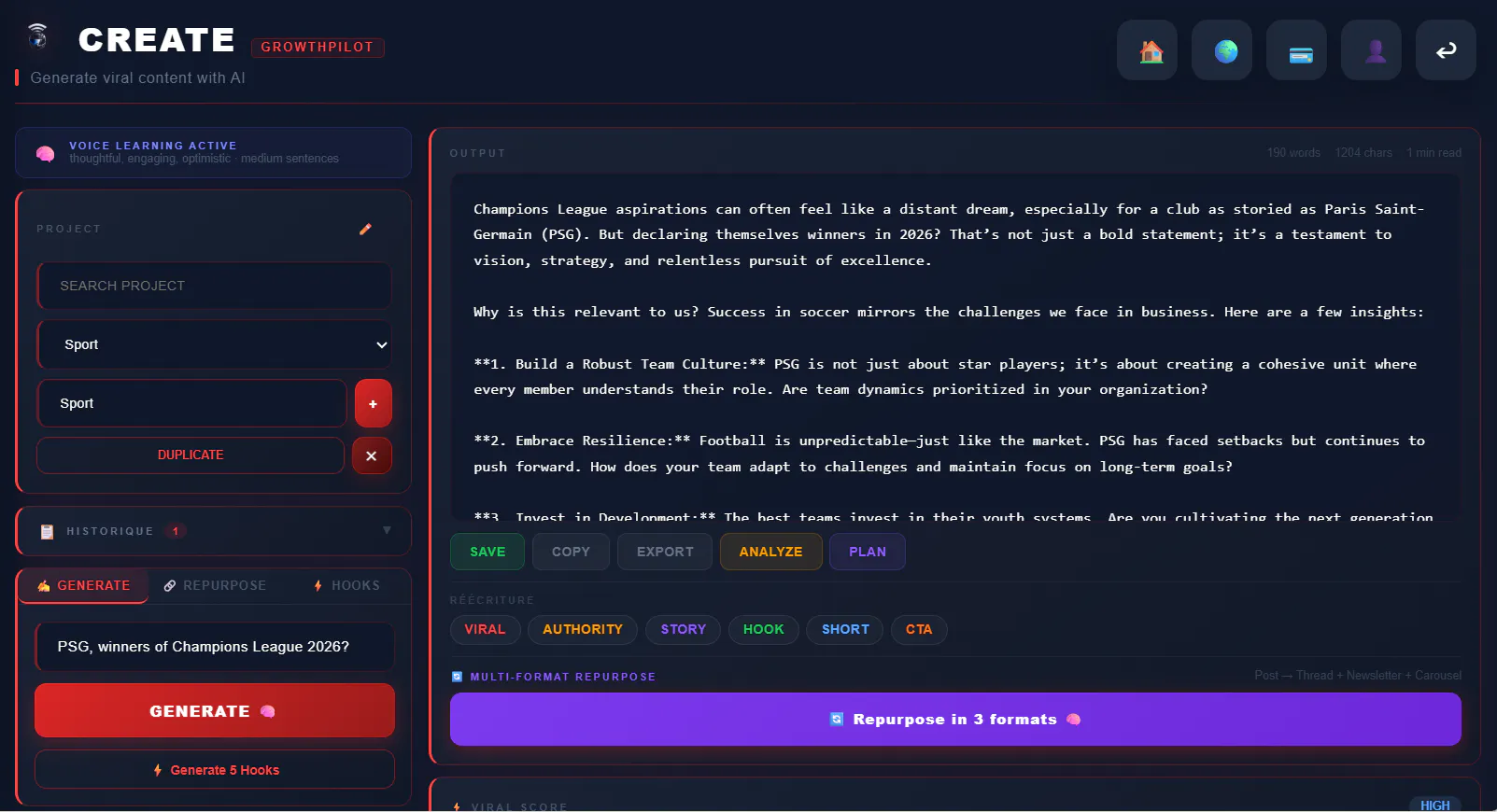 GrowthPILOT gallery image