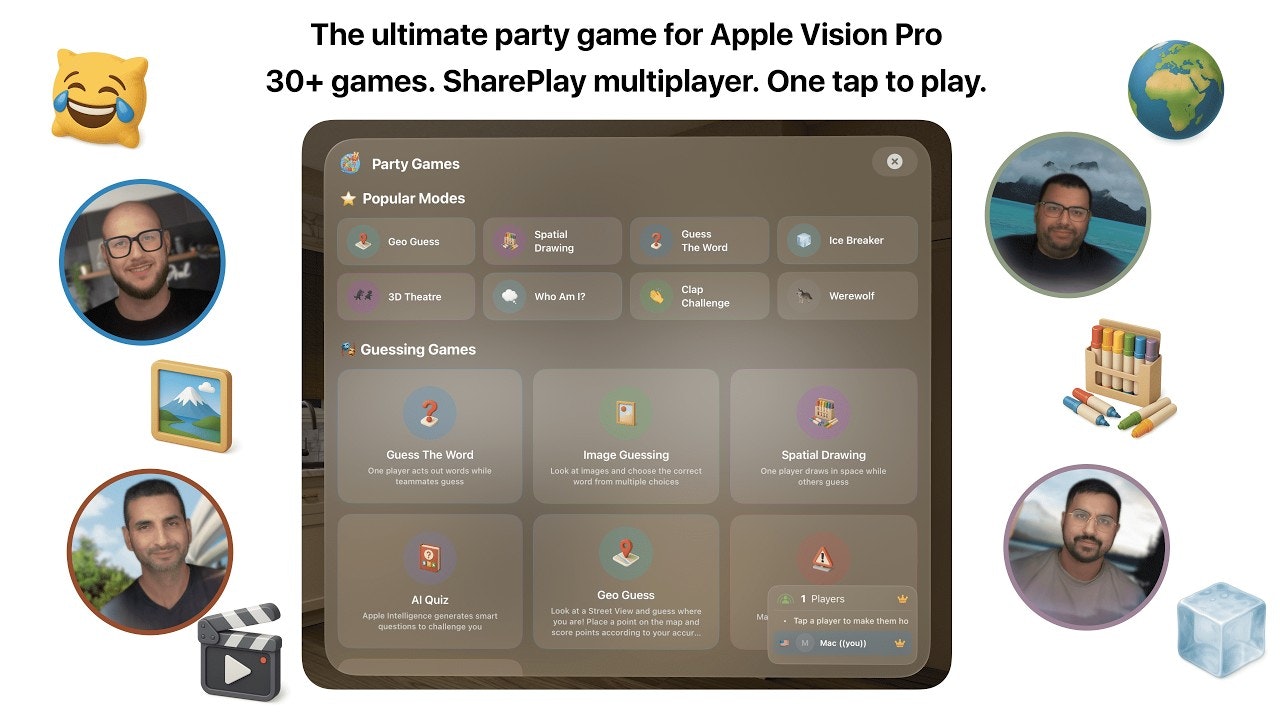 Party Games for Apple Vision Pro gallery image