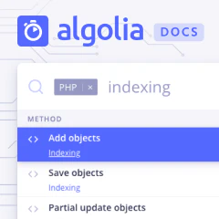 Algolia's New Docs Search logo