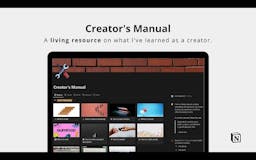 ⚒️ Creator's Manual media 1