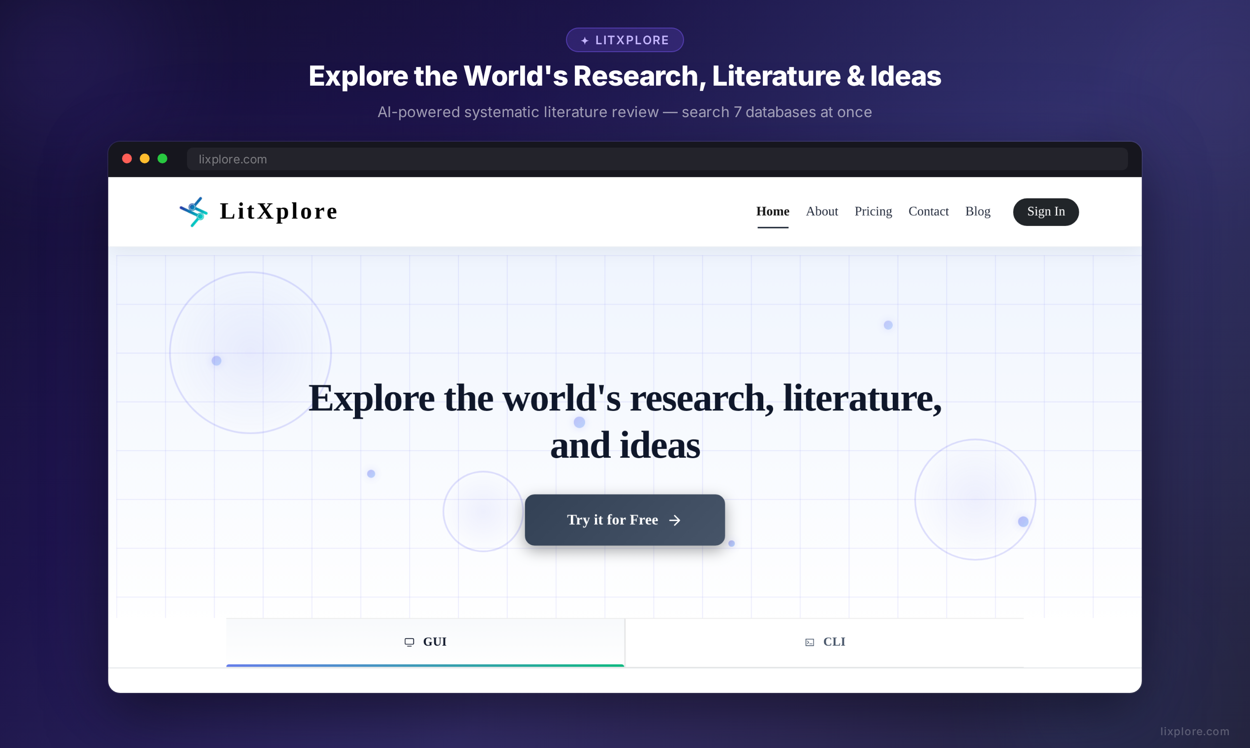 LitXplore - Screenshot 5 showing product features and functionality